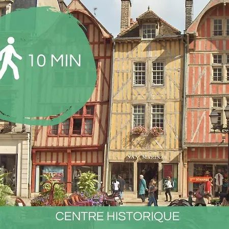 La Halte Troyenne I Parking, Gare - Confort & Cosy Apartman