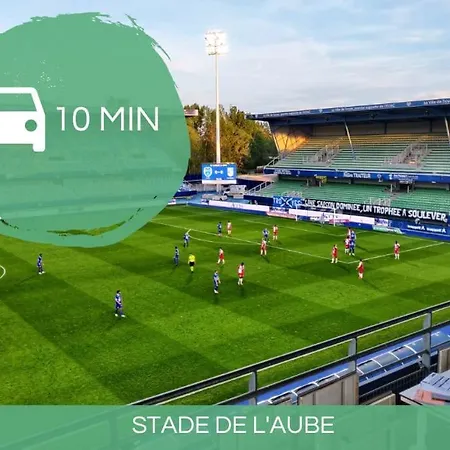 La Halte Troyenne I Parking, Gare - Confort & Cosy Apartman Sainte-Savine